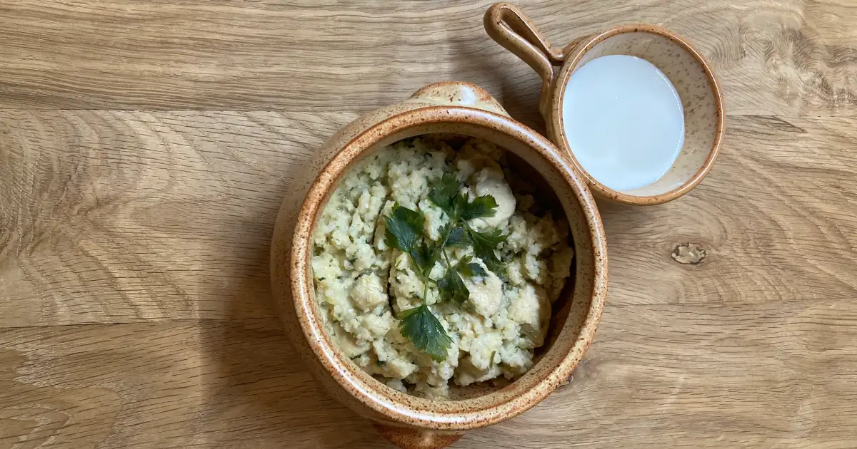 csirkemell kölessel