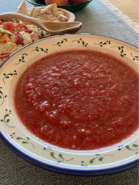 Hideg paradicsomleves - gazpacho